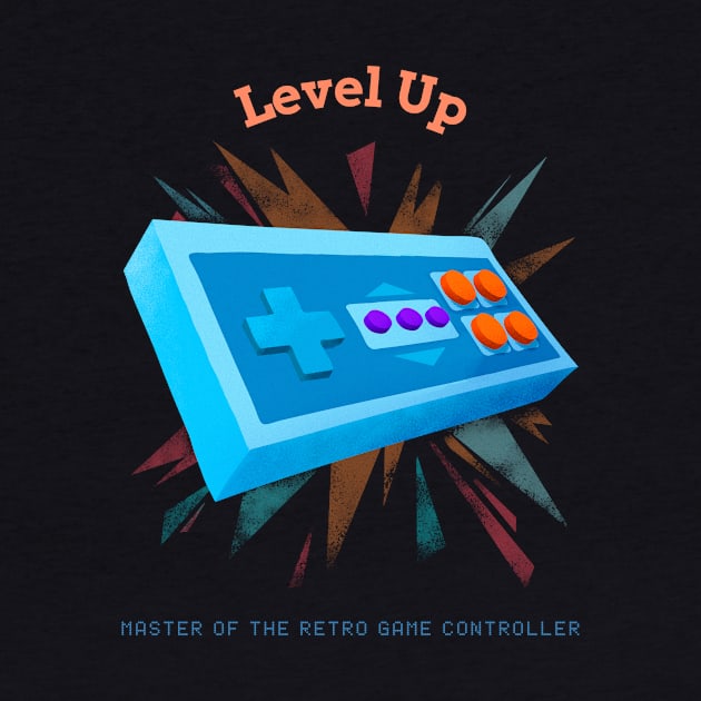 Level Up: Master of the Retro Game Controller by lildoodleTees